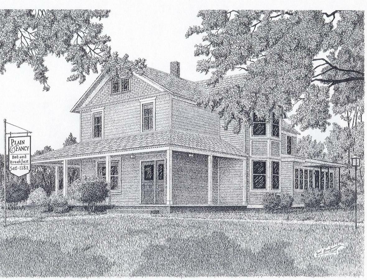 Plain&Fancy Bed&Breakfast Ironton Exterior foto